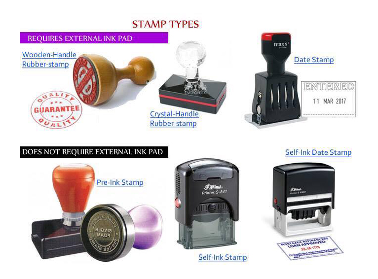 SELF INK STAMPS